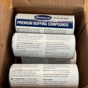 Eastwood Premium Buffing Compounds Set - variety of 6 tubes